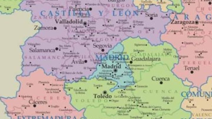 mapa comunidades autonomas de españa