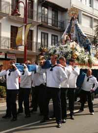 procesion virgen barquera