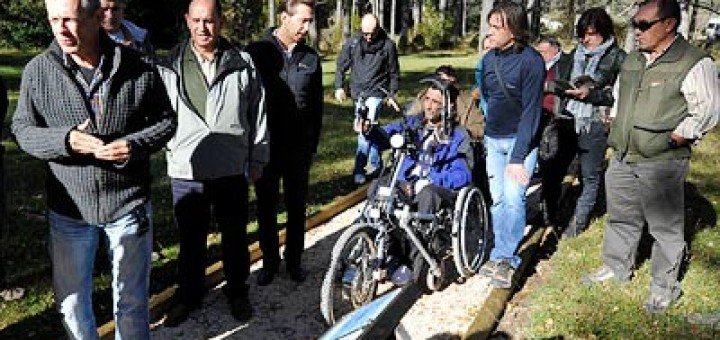 "Senderos para todos", accesibilidad para discapacitados en dos senderos de Huesca